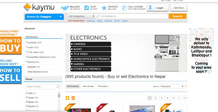 03 Online Shopping in Nepal 5 best online shopping sites in Nepal Kaymu