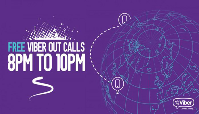 Viber offers free viber out calls from 8 to 10 pm - Doorsanchar