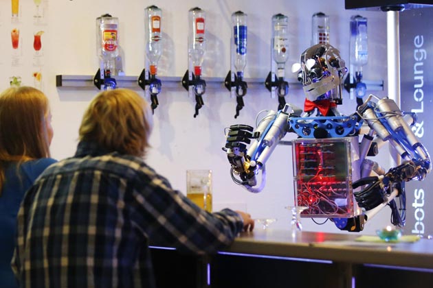 robot bartender no legs