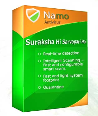 01 NAMO Indian Antivirus dedicated to Indian Prime Minister Narendra Modi