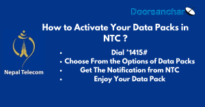 How to activate NTC data pack?