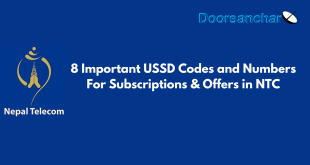 Important USSD codes and Numbers For Subscriptions & Offers in NTC - Doorsanchar